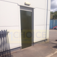 Primed Galvanised Steel Fire Exit Doors