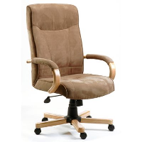 Guildford Executive Office Chair - Suede Effect