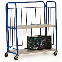 Folding Roll Container Shelf Trolleys