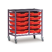 Mobile Gratnells Tray Storage Trolleys