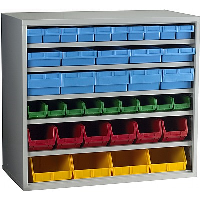 Bin Cabinets with 39 Bins