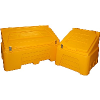 Value Grit Bins in 3 Sizes with or without Salt - 5 Days Delivery