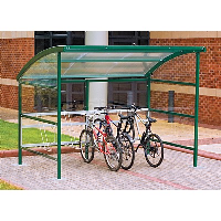 Premier Cycle Shelter with Clear Perspex Sides