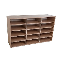 15 Space Pigeonhole Wall Storage Unit