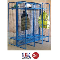 Heavy Duty Wire Mesh Lockers - Double Sided