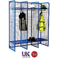 Heavy Duty Wire Mesh Lockers - Single Sided