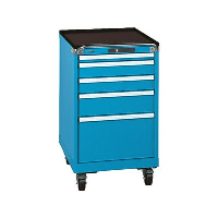 5 Drawer Mobile Tool Cabinets 75Kg x 972mm High