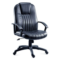 City High Back Leather Office Chair