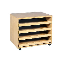 Monarch A1 Paper Storage Rack with 4 Sliding Drawers