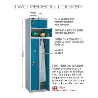 Probe Premium Two Persons Lockers