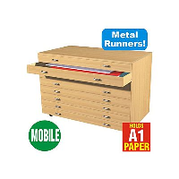A1 Plan Chest Mobile with 8 Drawers