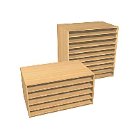 A1 Paper Storage Racks with 5 or 10 Spaces