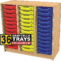 Tray Storage Cupboards with 36 Trays