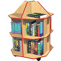 12 Shelf Mobile Library Island