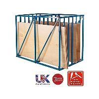 Vertical Square Tube Sheet Rack