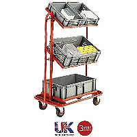 Three Tier Order Picking Trolleys