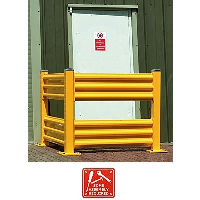 Solid Steel Panel Safety Barrier System