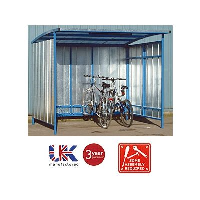 Industrial Cycle Shelter for up to 7 Bikes