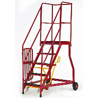 GS Warehouse Steps with Lever Lift - Certified to EN131