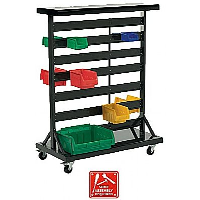 Bin Stand, Trolley and Plastic Containers
