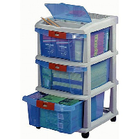 Plastic Drawer Trolley