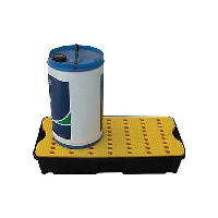Container Spill Trays with Removable Grids