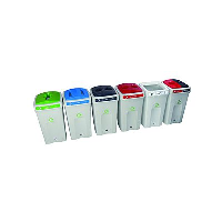 100 Litres Space Saving Office Recycling Bins