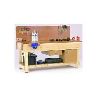 Timber Workbenches with Vinyl Top