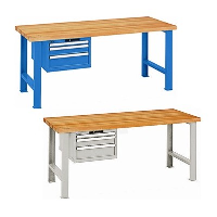 Multiplex Workbenches with One Drawer Cabinet