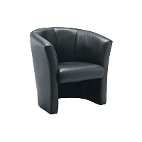 Tub Armchair Leather-Look - 72 Hour Delivery