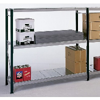 Longspan Shelving with Galvanised Steel Shelves