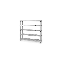 Longspan Aluminium Shelving with 5 Shelves