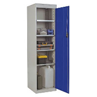 Premium Slim Tool Cupboards with 4 Pull-Out Shelf Trays