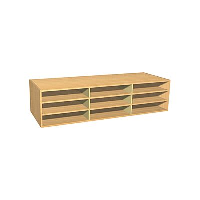 Pigeonhole Wall Storage Unit with 9 Spaces