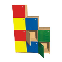 350mm Deep Wooden School Lockers