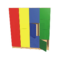 1370mm High Wooden School Lockers