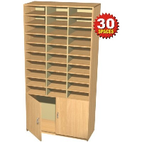 30 Space Slim Pigeonhole Cupboards