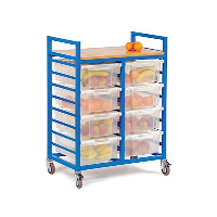 Monarch Fruit Trolley - with 8 x Deep Trays