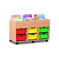 Monarch Book Storage Unit with Kinderbox &amp; Trays