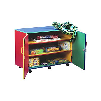 Mobile Monarch Multi-Coloured Storage Cupboard