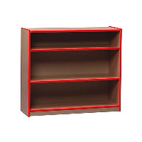 750mm High Monarch Bookcase with Coloured Edge