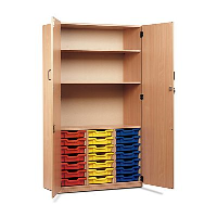 Monarch Tray Cupboard with 21 Trays