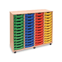 Monarch Shallow Tray Storage Unit with 48 Trays 4 x 12