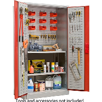 Extra Value Workshop Tool Cupboard, Flat-Packed