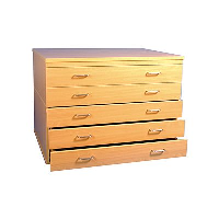 A1 Plan Chest with 5 Drawers or 5 Shelves