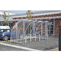 Kenilworth All Perspex Cycle Shelter