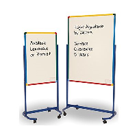Junior Mobile Writing Boards / Whiteboards - Double Sided