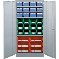 Bin Cupboard with 30 Bins