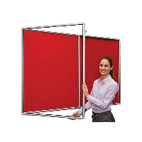 Fireproof Noticeboard Tamperproof and Lockable