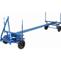 Heavy Duty Timber or Pole Towing Trailer - 2000 kg capacity